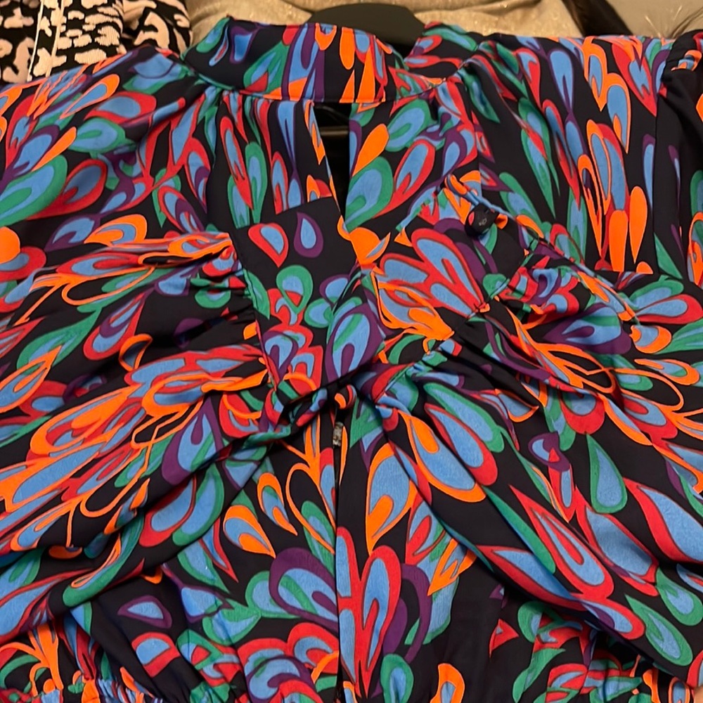 Multi colored Fashion Nova Dress- Sz Small- w/Tags